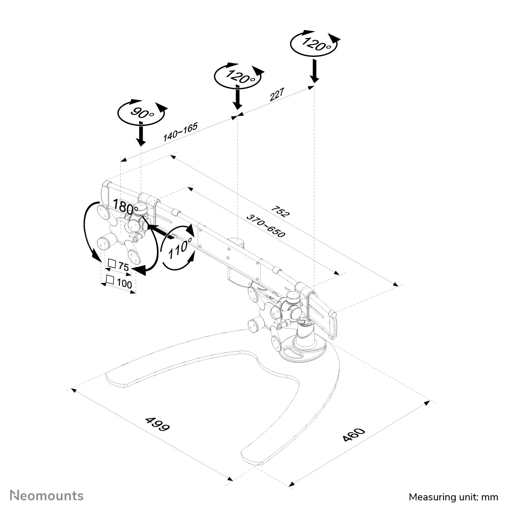Neomounts by Newstar monitorarm